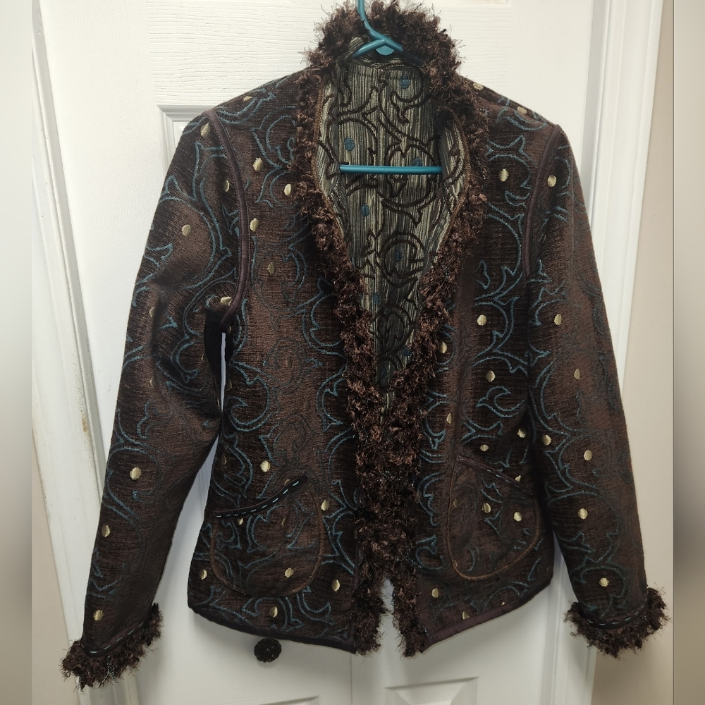 Bellissima Open Front Reversible Jacket - Picture 2 of 11